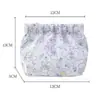 Bolsa de Almacenamiento para Esquirlas Impermeable Portátil Moda Bolsa para Labiales Billetera de Monedas para Llevar en Mano Cierre Automático Bolsa Cosmética Estampada