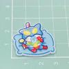 Sofá de Desenho Animado Deitado Estiloso Divertido Personagem Sanrio Acessórios de Cabelo Infantil Broche Joias Folha Acrílica