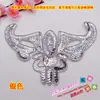 Ropa Nueva Decoración para Escenario Flor Decorativa Clásica Material DIY Flor de Perlas Hecha a Mano Flor de Lentejuelas Cabeza de Bala Pequeña