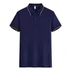 Camisa polo de trabajo con cuello y logo personalizado, camisa para publicidad de cultura corporativa, ropa de trabajo hecha a medida con bordado y logo impreso