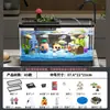 Tanque de Peces Ecológico Seleccionado Cuidadosamente para el Hogar, Escritorio, Paisajismo, Tanque de Corriente Auto-Circulante, Tanque de Plástico para Tortugas de Oficina