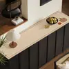 Alfombrilla para Mueble de TV Retro Estilo Francés, Alfombrilla para Aparador de Comedor, Alfombrilla de Mesa Lavable Impermeable y Resistente al Calor, Alfombrilla Anti-Suciedad para Encimera de Zapatero de Entrada