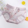 Ropa interior nueva de algodón puro para mujer, ropa interior estampada de talle medio, ropa interior de algodón puro para mujer, calzones lindos estampados, venta al por mayor de fábrica