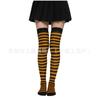 Novas Meias de Halloween Transfronteiriças Meias Longas até o Joelho para Adultos Meias Listradas de Feriado Europeias e Americanas para Mulheres Cosplay