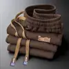 [Venta al por mayor de fábrica] Pantalones de seda helada para hombre, verano, casual, estilo coreano, color liso, versátiles, transpirables, finos, con caída, pierna recta
