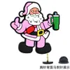 Serie Navideña Transfronteriza Insignias de Dibujos Animados de PVC Muñeco de Nieve Elk DIY Accesorios para Ropa Broche de Papá Noel