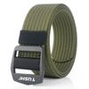 Nuevo Cinturón de lona para hombre casual para jóvenes estudiantes Cinturón con hebilla japonesa Cinturón para pantalones Cinturón tejido estilo coreano Venta al por mayor de fábrica