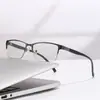 Gafas de Lectura para Hombres de Negocios de Medio Marco Estilo Ceja Transfronterizas para Personas Mayores, Lentes de Lectura de Visión Única para Presbicia, Gafas de Lectura Bifocales para Visión de Lejos y Cerca, Tiktok