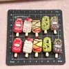 Juguete de Helado de Nuez de Dibujos Animados Accesorios de Joyería DIY Creativos Hechos a Mano Pegamento de Crema Resina Accesorios Pequeños Material para Pasadores
