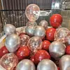 Traje de globo Paquete de globos metálicos engrosados Actividades de fiesta Arreglo de escena de centro comercial Decoración de cumpleaños Bola de lentejuelas