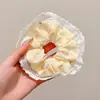 Scrunchies de Cabelo Exquisitos de Alta Qualidade para Mulheres 2026 Novo Estilo Coreano Elástico Extra Grande Acessórios de Cabelo em Cores Vintage