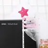 Decoração de Aniversário Ins Coroa Bonita Estrela de Cinco Pontas Casamento Malha Bandeira Alternada Bolo Tecido Festa Sobremesa Fantasia
