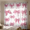 Cortinas Personalizadas de Comercio Exterior Shein Impresión Digital 3D Adorno de Lazo Cortinas Divisorias de Dormitorio Cortinas a Prueba de Polvo Fábrica