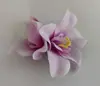 Novo Produto INS Prendedor de Cabelo Duplo de Orquídea Flor de Cabeça Boêmia para Férias na Praia Presilha Lateral Acessórios de Cabelo Nupciais Europeus e Americanos para Mulheres