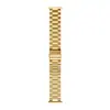 Para Pulseira de Relógio Apple Huawei Samsung watch4/5 Aço Inoxidável Ultra Fina Metal Três Fileiras de Contas 22mm