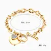 Pulsera de Acero Inoxidable con Forma de Corazón y Cierre de Pinza, Suministro Transfronterizo Europeo y Americano, Joyería Versátil Personalizada, Pulsera de Acero de Titanio de Moda al por Mayor