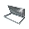 Placa de Grelha Aço Carbono Galvanizado a Quente Anti-Corrosão Tampa de Grelha para Canaleta Piso de Lava-Rápido Placa de Dreno de Piso Não Padrão Feito Sob Medida Desconto para Grande Quantidade Placa de Grelha de Aço