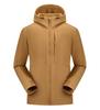Chaqueta con Capucha Softshell para Hombre de Otoño e Invierno, Abrigo con Cremallera Ykk, Cortavientos, Impermeable, Resistente al Desgaste, Chaqueta para Montañismo al Aire Libre, Personalizable