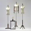 Mannequins de Vitrine para Loja de Roupas, Meio Corpo Feminino para Vestido de Noiva, Suporte de Exibição, Mannequim Feminino de Corpo Inteiro, Prateleira