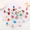 En stock talla pequeña dibujos animados Conejo de Jade campana forma de animal Campana campana de cobre collar de mascota llavero accesorios diy