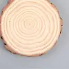 Rodajas Redondas de Madera de Pino para Manualidades Infantiles Educación Temprana Materiales Hechos a Mano Regalos de Navidad Rodajas Creativas de Manualidades en Madera