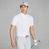 Camiseta Deportiva de Manga Corta para Golf Ropa de Tenis Polo de Tenis para Hombre Polo de Secado Rápido Top Camiseta de Spandex y Nylon para Mujer