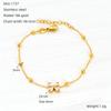 Nova moda pulseira de aço titânio para o dia a dia pulseira feminina transfronteiriça Europa e Estados Unidos luxo leve não desbota alto senso joias de zircônia atacado