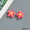 Pequeños Accesorios de Flor Colorida de Resina para Manualidades Joyería Horquilla Diadema Colgante Imán para Refrigerador Accesorios para Funda de Teléfono Parche
