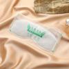 Mascarilla de seda para ojos con compresa caliente de vapor, forro con bolsa de hierbas, mascarilla de seda para ojos con calefacción, forro de bolsa de hierbas desmontable