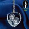 Collar de Cristal Grabado con Láser Grabado Estéreo 3D Retrato Foto de Mascota Colgante Comercio Electrónico Transfronterizo Temu Venta Caliente