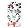 Fábrica de adesivos de tatuagem de Natal fornecimento direto transfronteiriço em estoque adesivos divertidos para o rosto adesivos de tatuagem de desenho animado para crianças