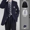 Traje de estilo universitario japonés dk para hombre traje holgado rufián guapo estudiante jk moderno uniforme de clase insignia traje abrigo