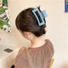 Pinza para el pelo retro esmerilada de primavera y verano, horquilla de color caramelo, pinza para el pelo, pinza para la espalda, accesorio para el pelo recogido de baño para mujer