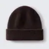 Gorro 100% cachemir puro, unisex, para hombres, mujeres y niños, gorro de punto cálido y grueso, adecuado para actividades al aire libre, ciclismo y para proteger los oídos del frío