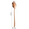 Cuchillo, Tenedor y Cuchara de Acero Inoxidable, Cuchara y Tenedor de Postre Coreanos, Cuchara de Café con Mango Largo para Revolver, Cuchara para Comer Doméstica, Vajilla de Acero Inoxidable