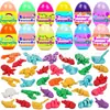 Huevos de Pascua de Plástico Temáticos del Océano Impresos en 3D Transfronterizos, Huevos Sorpresa, Juguetes Cápsula, Juegos de Huevos Decorativos de Caja Sorpresa, Regalos Festivos