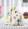 Bolsa de almacenamiento para ropa interior, artículos diversos, bolsa de regalo para viajes, con bolsillo con cordón de algodón y lino impreso de fábrica