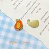 Aleación de Hierro Esmaltado Aceite Goteando Naranja Fresa Cereza Piña Ordinaria Lichi Colgante Colgante DIY Material para Pulsera Collar
