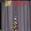 Colgante de Cadena para Teléfono de Caballo de Carrusel Tallado en Sándalo Pulsera Creativa Yiming Xianyuan Sándalo Morado Llavero de Caballo Dorado