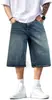 Amazon 2026 Verano Hombres Versátiles Jeans de Trabajo Pierna Ancha Rectos Cómodos Elegantes Pantalones Cortos en Stock