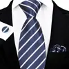 Set de Corbata para Hombre, Caja de Regalo de Lujo para Hombre, Corbata Atada a Mano, Corbata Bordada Jacquard, Diseño de Logo al por Mayor