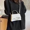Bolso de mujer 2025, nuevo estilo coreano, sencillo, de moda, bandolera, elegante, informal, con cadena, pequeño, cuadrado.