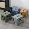 Banqueta Dobrável de Plástico Banqueta de Pesca Banqueta de Armazenamento Banqueta Maza Banqueta para Trocar de Sapato Banqueta Dobrável Doméstica Portátil Banqueta de Camping Fábrica