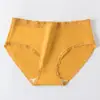 Ropa interior de algodón para mujer Live Simple con refuerzo, de cintura media, ligera, con borde elástico en la cintura, estilo japonés, color caramelo, bragas para mujer