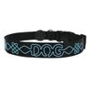 Collar para perro con cuerda bordada y LED luminoso, carga USB, advertencia nocturna, antipérdida