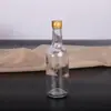 Atacado Garrafa de Licor 250ml Nova Garrafa de Vidro Transparente para Amostra Selada Embalagem de Garrafa de Vinho Estrangeiro Fabricantes de Garrafas de Vinho