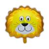 Médio Bonito Desenho Animado Cabeça Animal Alumínio Filme Balão Festa de Aniversário Infantil Cabeça de Macaco Cabeça de Leão Cabeça de Tigre