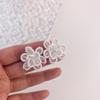 Aretes de botón de flor con cuentas Azul Klein Moda 2021 Nuevos Hechos a Mano Aretes con Cuentas Citas Aretes para Vacaciones Venta al por Mayor