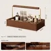 Estante de Almacenamiento para Lavabo Caja de Almacenamiento de Escritorio Lavabo de Baño Productos de Cuidado de la Piel Baño Estante de Almacenamiento de Cosméticos de Madera