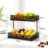 Prato de Frutas Multicamadas Sala de Estar Mesa de Centro Cesta de Frutas Doméstica Bandeja de Exibição de Doces e Salgadinhos Suporte de Armazenamento de Mesa Bandeja de Frutas